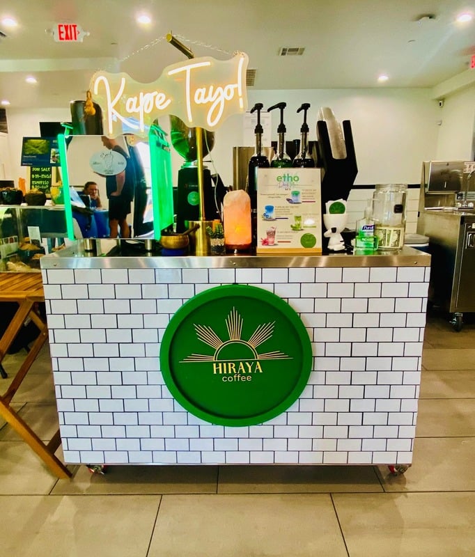 Hiraya Coffee LV mobile coffee cart and team in Las Vegas, NV